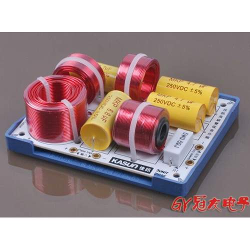 Kit, 3-Way/Dual-Bass High Quality Passive Crossover Kasun AS-63, pair